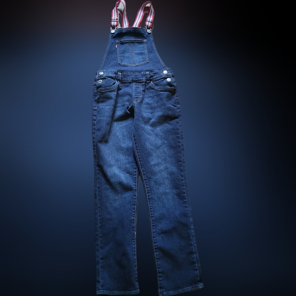 Levi's Dark Blue Kids Denim Overalls